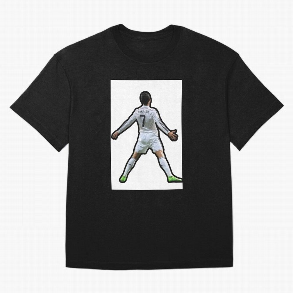 Cristiano Ronaldo Suii Sticker Oversized T-Shirt Celebrate Football Heritage in the FIFA World Cup 2026 Journey through Mbappe Highlights, Spain and Netherlands Pride, Football History, Final Match Energy, Crowd Noise and Once in a Lifetime
