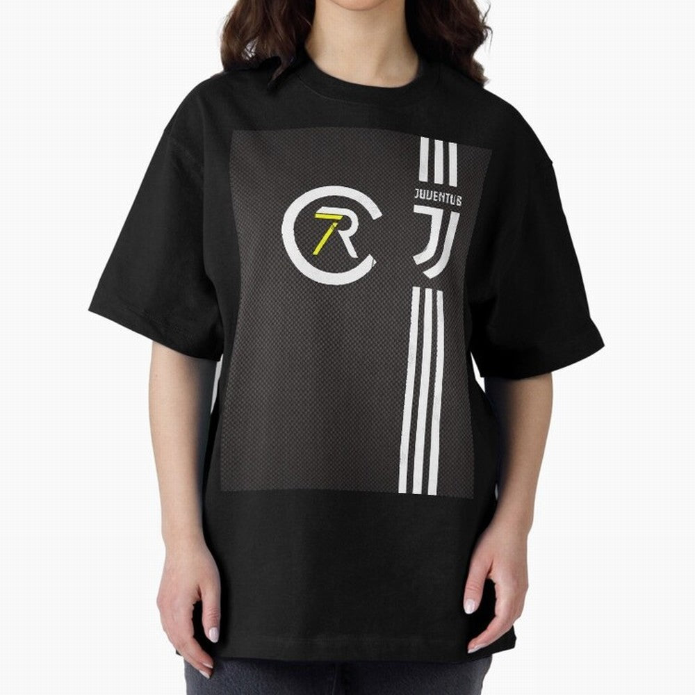 C. Ronaldo 7 Oversized T-Shirt Celebrate Football Heritage in FIFA World Cup 2026 Capturing Neymar, France Energy, Supporter Pride, Iconic Celebrations, Legendary Names and Global Match Day Energy; Great for Watch Parties, Sports Bars, Family