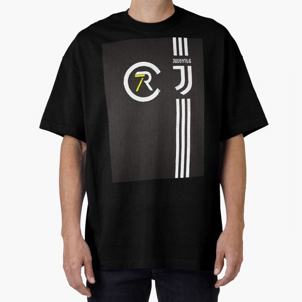 C. Ronaldo 7 Oversized T-Shirt Celebrate Football Heritage in FIFA World Cup 2026 Capturing Neymar, France Energy, Supporter Pride, Iconic Celebrations, Legendary Names and Global Match Day Energy; Great for Watch Parties, Sports Bars, Family