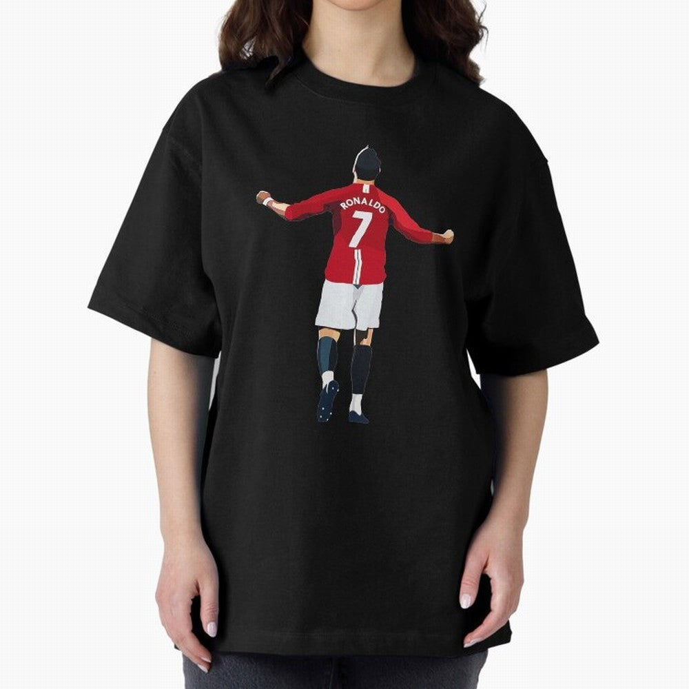 Cristiano Ronaldo Oversized T-Shirt Celebrate the Biggest Stage of FIFA World Cup 2026 USA Canada Mexico Spirit, Filled with Brazil, Cristiano Ronaldo, Haaland and CR7, Football History, Final Match Energy, Crowd Noise and Once in a Lifetime