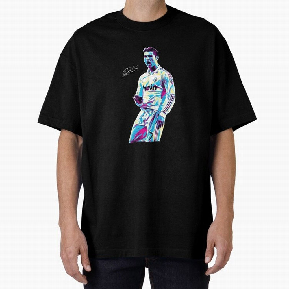 Cristiano Ronaldo Oversized T-Shirt Stand Out with Spirit from the FIFA World Cup 2026 Journey through Neymar, Haaland and Cristiano Ronaldo Highlights, England Pride, Football Passion, Legendary Performances, Festival Vibes and Supporter