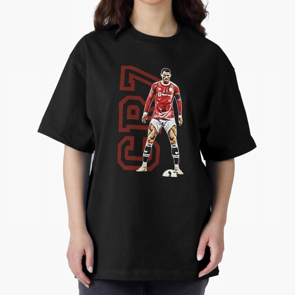 Cr7 Oversized T-Shirt Build FIFA World Cup 2026 Made for Mbappe and Neymar, Germany Energy, Vintage Soccer Flavor, Modern Football Stars, National Flags and Final Night Emotion; Ideal for Passionate Fans Who Love Underdog Stories, Superstar Goals