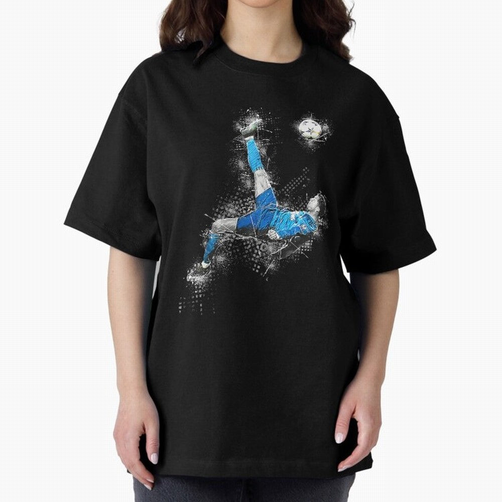 Cristiano Ronaldo Oversized T-Shirt Bring a Vintage Feel to FIFA World Cup 2026 USA Canada Mexico for Fans of Neymar, Haaland and Cristiano Ronaldo and Germany, Bringing Stadium Memories, Football Loyalty, International Chants and Championship