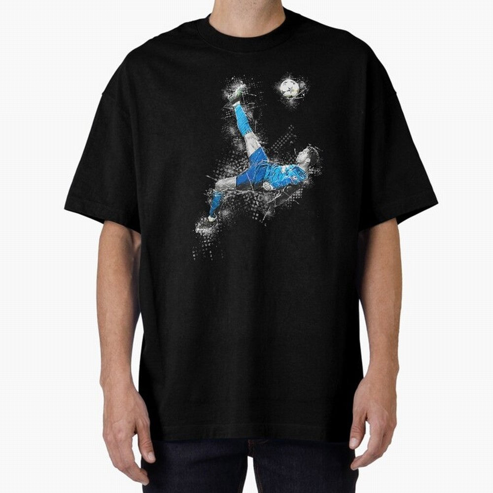 Cristiano Ronaldo Oversized T-Shirt Bring a Vintage Feel to FIFA World Cup 2026 USA Canada Mexico for Fans of Neymar, Haaland and Cristiano Ronaldo and Germany, Bringing Stadium Memories, Football Loyalty, International Chants and Championship