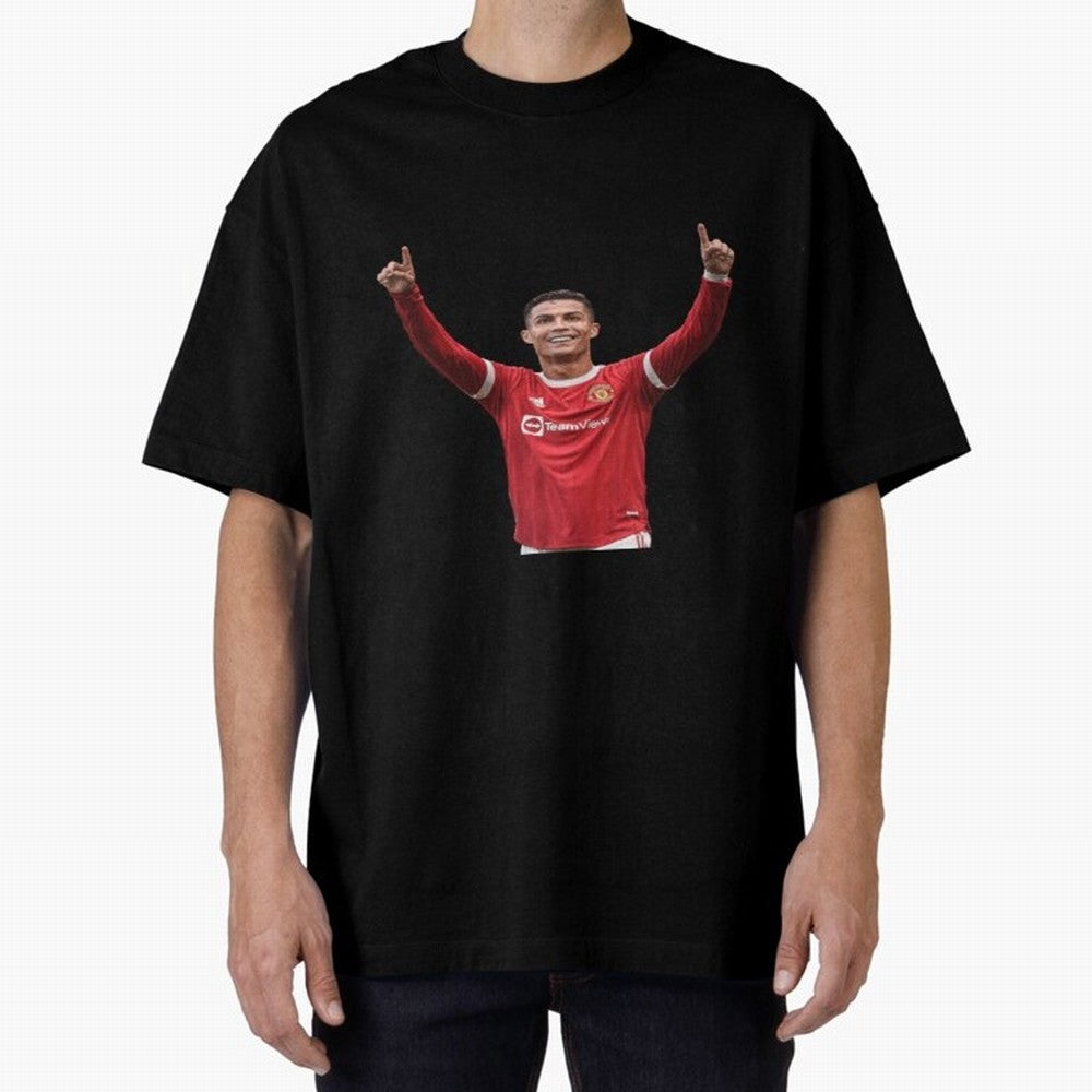 Crisitano Ronaldo Manchester United Oversized T-Shirt Celebrate the FIFA World Cup 2026 Group Stage Journey through CR7 Highlights, Portugal, Spain and Germany Pride, Match Day Excitement, Supporter Culture, Golden Goals and Global Football