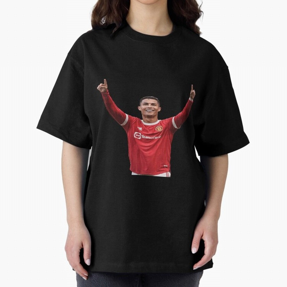 Crisitano Ronaldo Manchester United Oversized T-Shirt Celebrate the FIFA World Cup 2026 Group Stage Journey through CR7 Highlights, Portugal, Spain and Germany Pride, Match Day Excitement, Supporter Culture, Golden Goals and Global Football