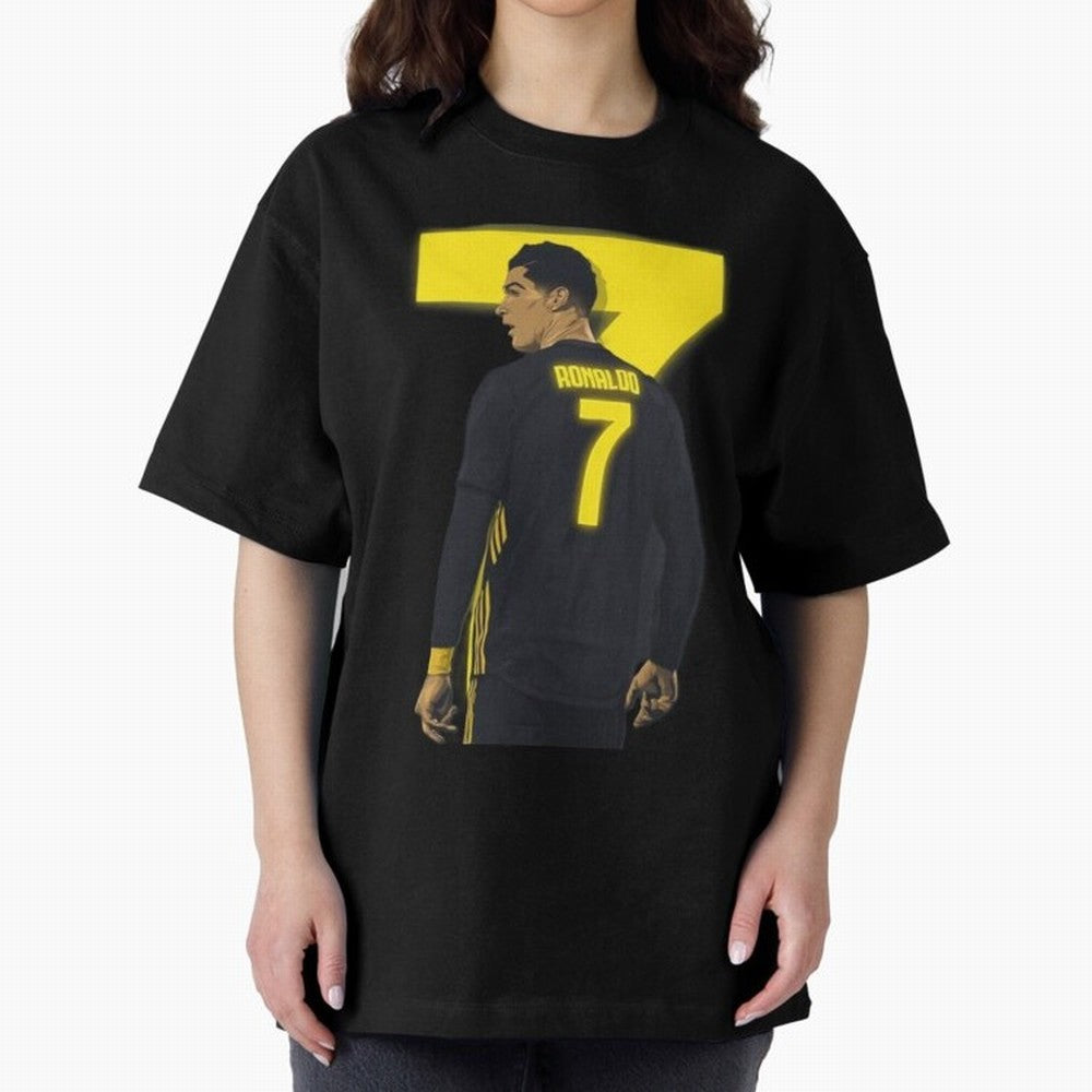 CR7 cristiano ronaldo logo Oversized T-Shirt Honor Champions and Dreams in FIFA World Cup 2026 Centered on Neymar, Haaland and Cristiano Ronaldo, England and Germany Energy, Worldwide Fan Energy, Dramatic Goals, Stadium Lights and Championship
