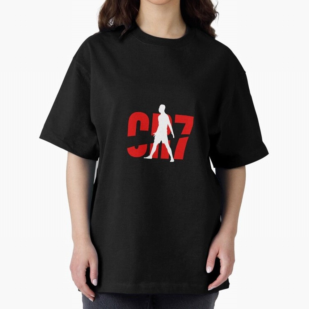 cristiano Ronaldo T-shirt Oversized T-Shirt Celebrate Global Passion for FIFA World Cup 2026 for Fans of CR7 and Messi and Portugal, Spain and Germany, Bringing Sports Nostalgia, International Competition, Famous Players and Unforgettable