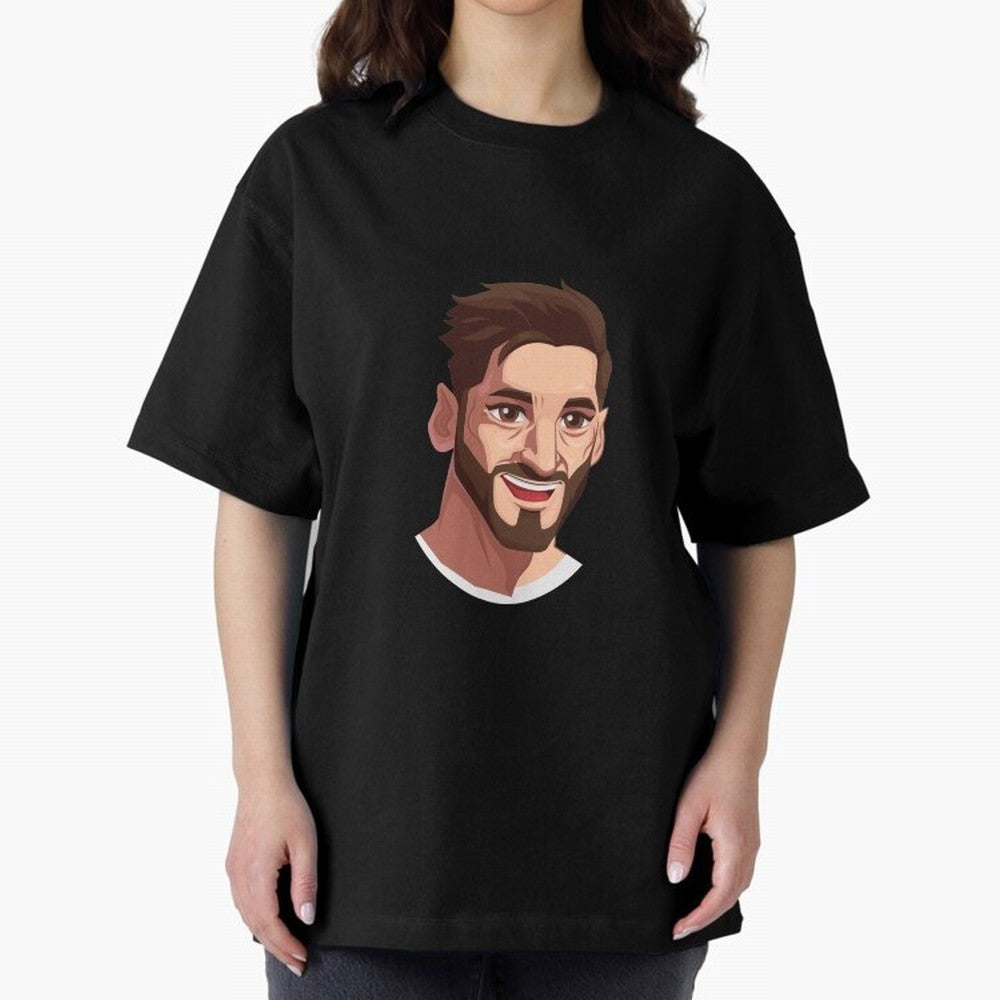 Cristiano Ronaldo Vetor Art Graphics Design Oversized T-Shirt Represent FIFA World Cup 2026 for Fans of Haaland and England, France and Netherlands, Bringing Fan Favorite Moments, National Team Passion, Big Match Drama and Soccer History; Ideal for
