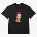Cristiano Ronaldo Vetor Art Graphics Design Oversized T-Shirt Represent FIFA World Cup 2026 for Fans of Haaland and England, France and Netherlands, Bringing Fan Favorite Moments, National Team Passion, Big Match Drama and Soccer History; Ideal for