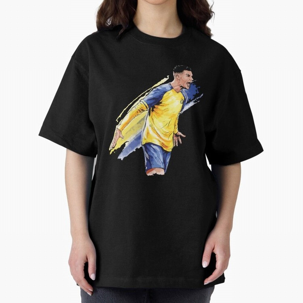 Ronaldo Al-Nassr 2022 Oversized T-Shirt Show Passion for the Stars of Global Football Passion for FIFA World Cup 2026, Celebrating Cristiano Ronaldo, Argentina, France and Brazil, Tournament Hype, Historic Matchups, Family Viewing Parties and