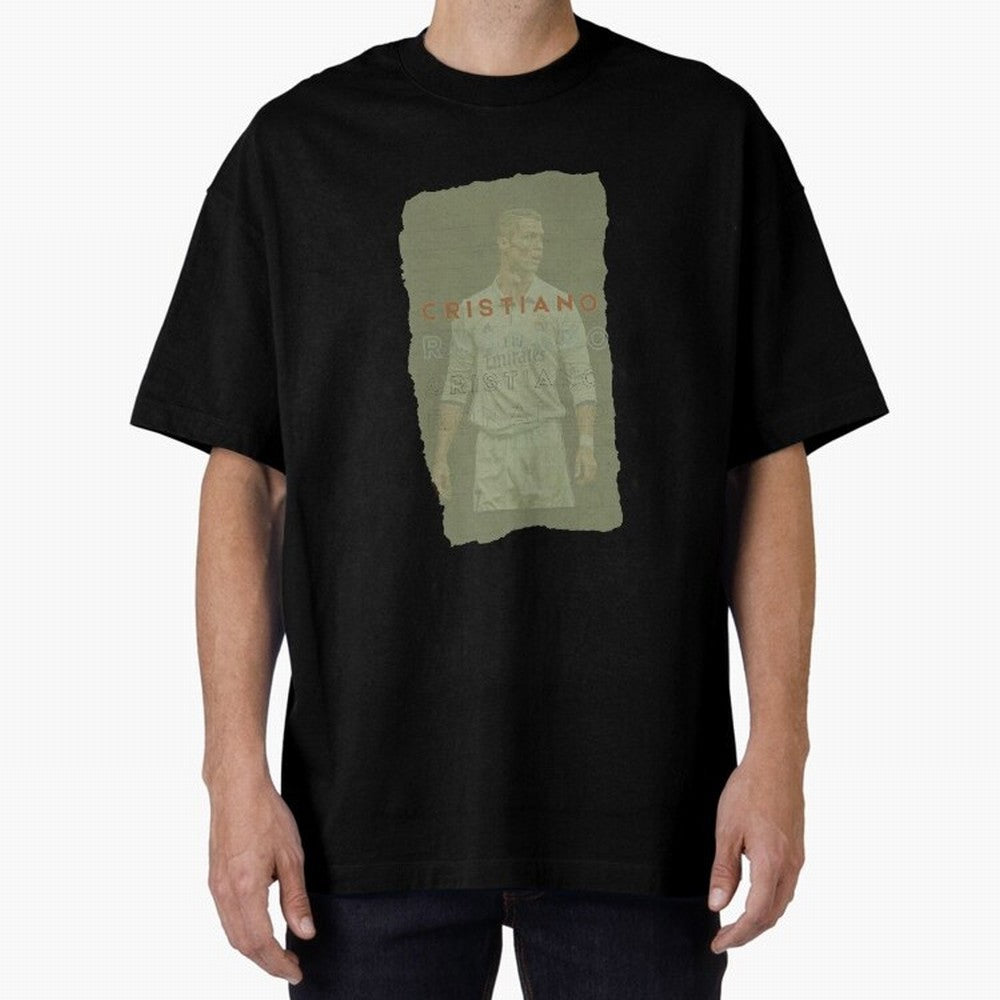 Classic Cristiano Ronaldo Oversized T-Shirt Elevate Match Day Hype around FIFA World Cup 2026, Mbappe and Neymar, Portugal, Spain and Germany, Worldwide Fan Energy, Dramatic Goals, Stadium Lights and Championship Celebrations; Perfect for People