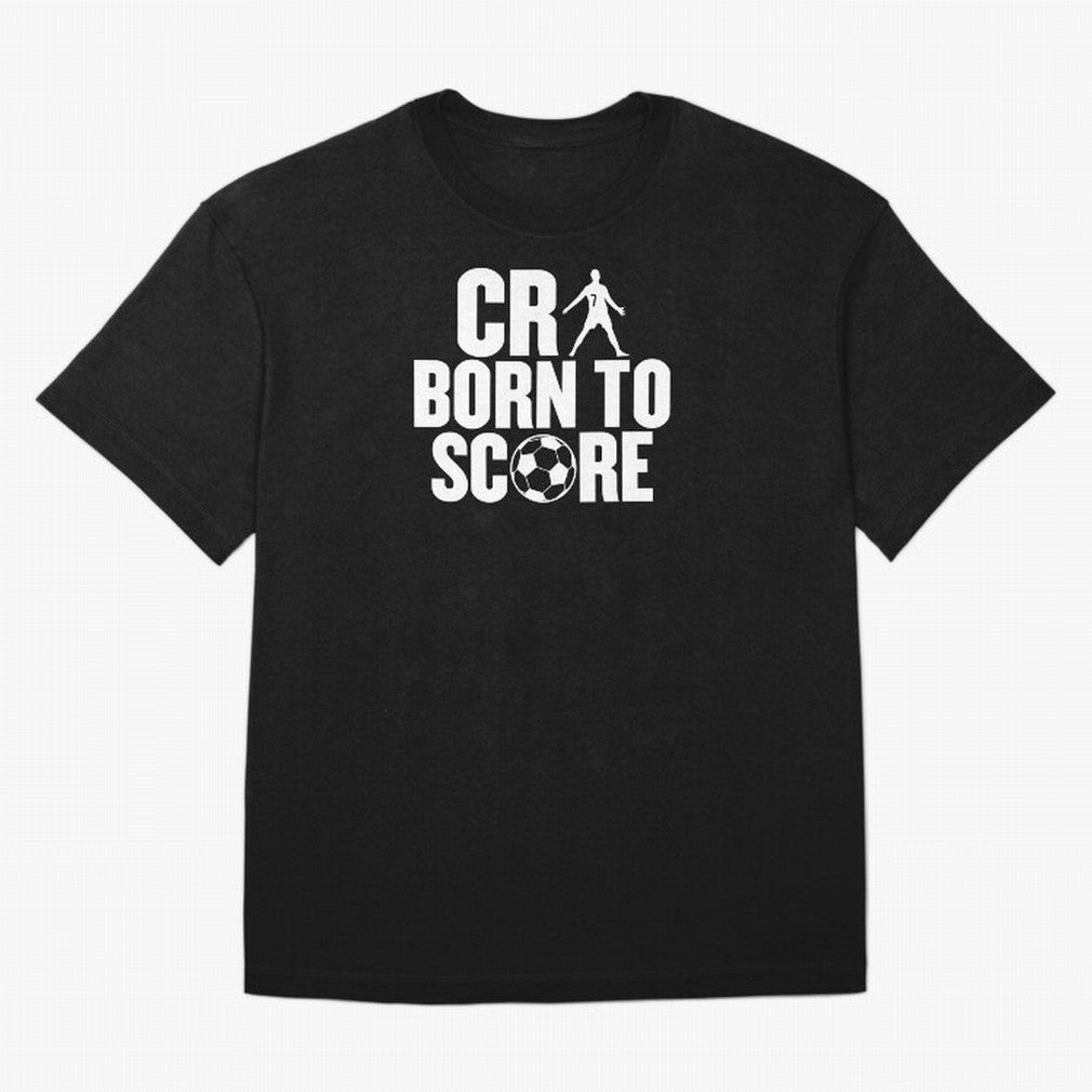 Cr7 Born To Score Oversized T-Shirt Feel the Heartbeat of FIFA World Cup 2026 for Fans of Neymar and Argentina, Bringing Worldwide Fan Energy, Dramatic Goals, Stadium Lights and Championship Celebrations; Ideal for Football Dads, Football Moms,