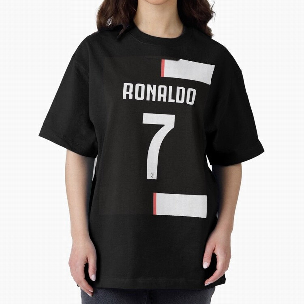 Ronaldo 7 Juventus 19-20 Retro Jersey Oversized T-Shirt Capture the FIFA World Cup 2026 Group Stage Journey through Haaland and Mbappe Highlights, Argentina and Brazil Pride, Worldwide Fan Energy, Dramatic Goals, Stadium Lights and Championship