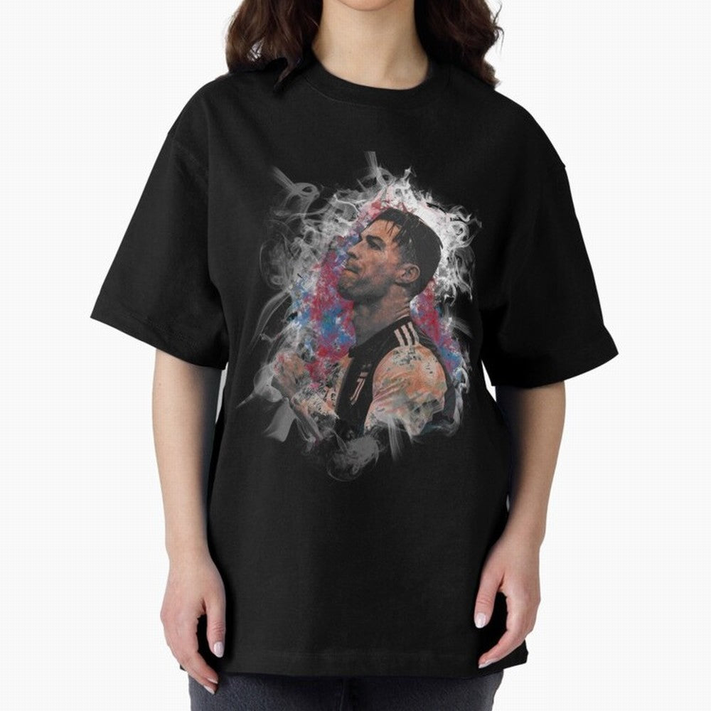 Cristiano Ronaldo pop art painting of ronaldo Oversized T-Shirt Feel the Trophy Chase of the FIFA World Cup 2026 Group Stage Journey through Messi Highlights, Brazil Pride, Game Day Rituals, Football Legends, Country Pride and the Road to the