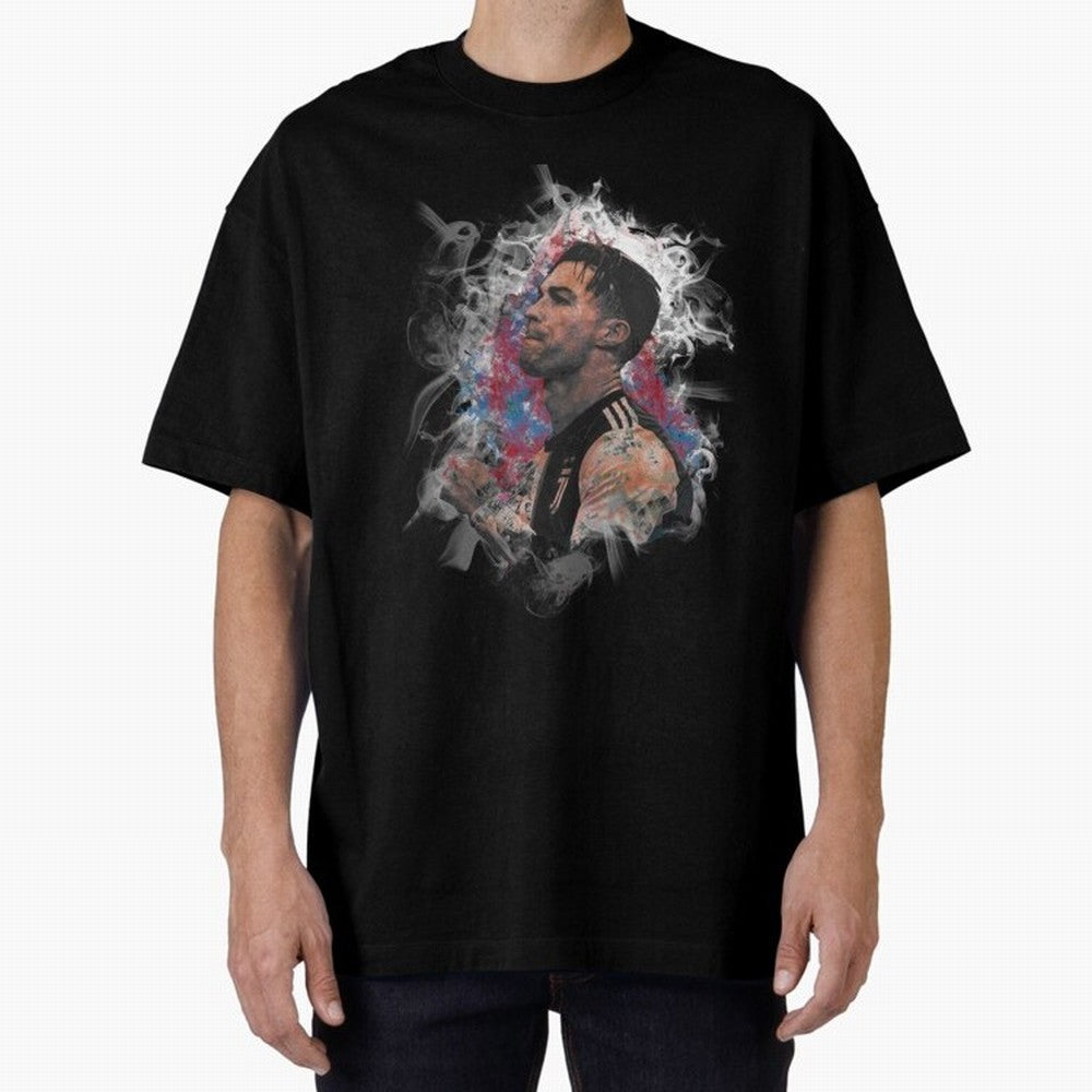 Cristiano Ronaldo pop art painting of ronaldo Oversized T-Shirt Feel the Trophy Chase of the FIFA World Cup 2026 Group Stage Journey through Messi Highlights, Brazil Pride, Game Day Rituals, Football Legends, Country Pride and the Road to the