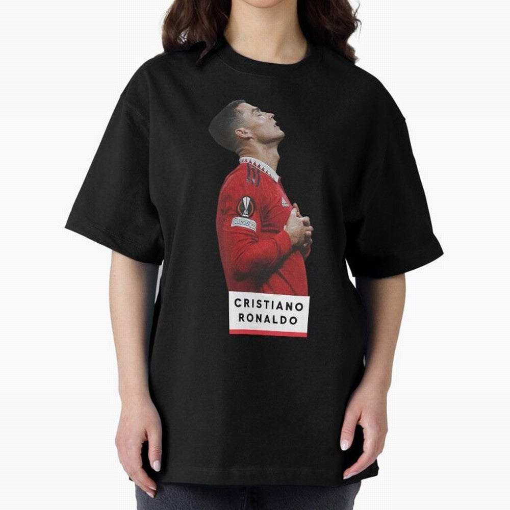 New Celebration Ronaldo Oversized T-Shirt Bring Global Tournament Vibes to FIFA World Cup 2026 Group Stage for Fans of Neymar, Haaland and Cristiano Ronaldo and Spain, Bringing Global Supporter Spirit, Legendary Goals, National Colors and