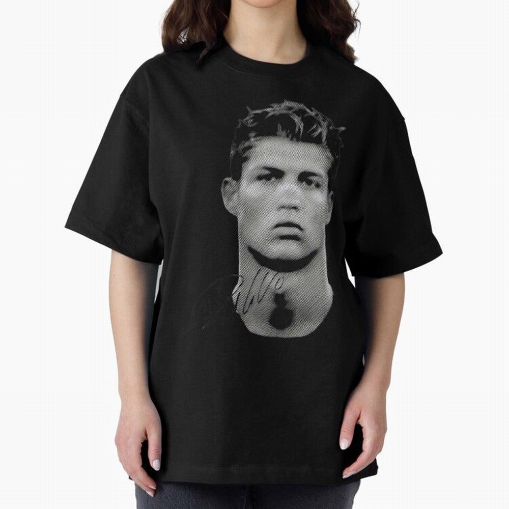 Cr7 Oversized T-Shirt Remember Iconic Moments from Match Day Hype around FIFA World Cup 2026 Group Stage, CR7, France and Portugal, Global Supporter Spirit, Legendary Goals, National Colors and Tournament Celebration; Made for Die Hard Supporters,