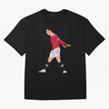Cristiano Ronaldo Celebration Oversized T-Shirt Celebrate FIFA World Cup 2026 Group Stage for Fans of Mbappe and Neymar and Brazil, Bringing Soccer Culture, Superstar Moments, National Team Dreams and Competitive Fire; Great for Supporters Who Love