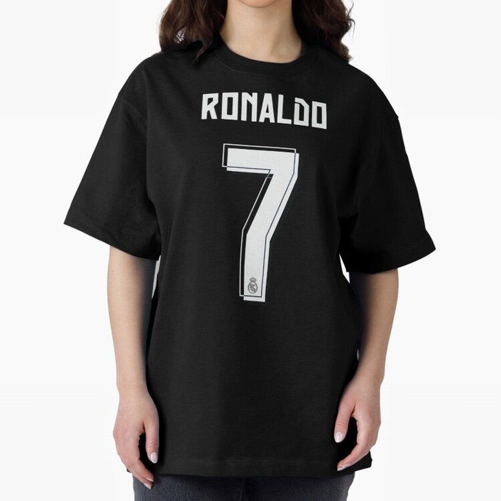 CR7, Cristiano Ronaldo, Cristiano, Ronaldo, oro, portugal, 7, number, dorsal Oversized T-Shirt Celebrate Soccer Greatness during FIFA World Cup 2026 Spirit, Capturing Portugal, Cristiano Ronaldo, Sports Nostalgia, International Competition, Famous