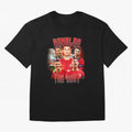 Cristiano Ronaldo The Goat Bootleg Oversized T-Shirt Remember Iconic Moments from Global Football Passion for FIFA World Cup 2026 USA Canada Mexico, Celebrating Mbappe and Neymar, Portugal, Football Festival Excitement, Trophy Ambitions, Country