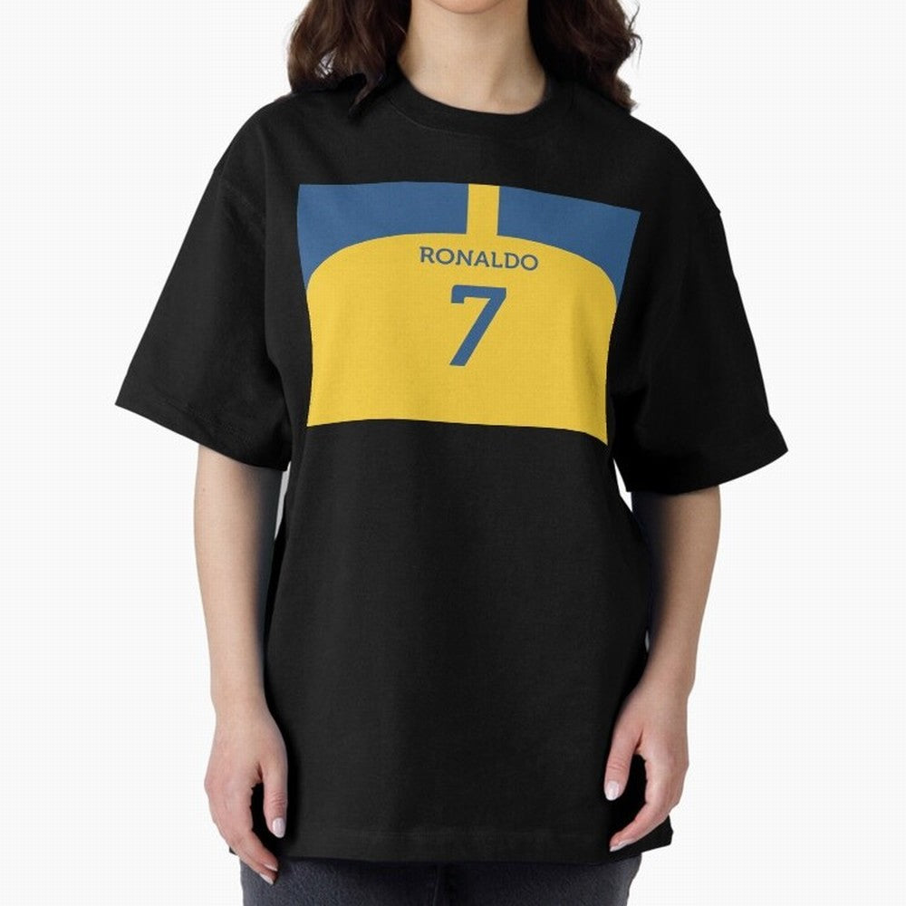 Cristiano Ronaldo Al Nassr Fc Oversized T-Shirt Support the Legends of FIFA World Cup 2026 Spirit, Driven by England, CR7, Soccer Culture, Superstar Moments, National Team Dreams and Competitive Fire; Made for Die Hard Supporters, Soccer Lovers,