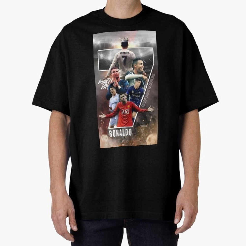 Cr7 wallpaper Oversized T-Shirt Follow the Road to FIFA World Cup 2026 Group Stage Inspired by Haaland, Brazil, Portugal and Argentina Energy, Stadium Chants, National Pride, Trophy Dreams and Unforgettable Football Memories; Created for Match Day