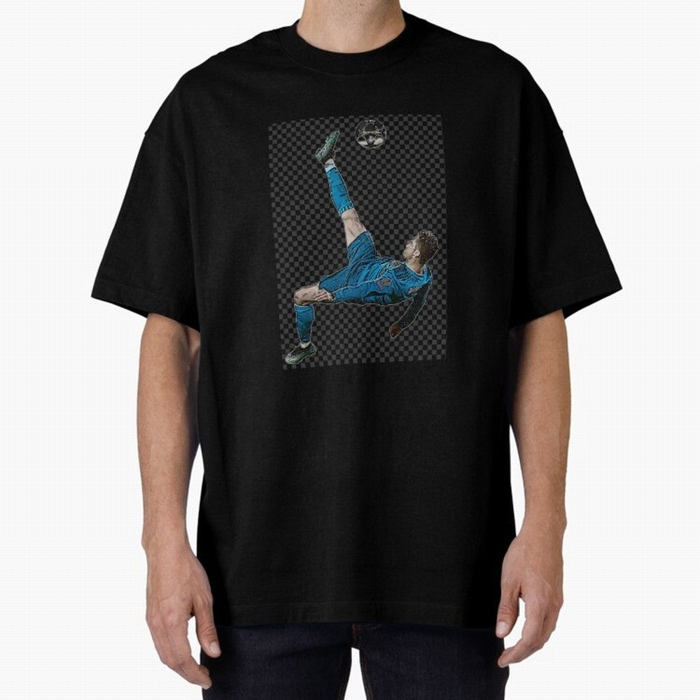 cristiano ronaldo Oversized T-Shirt Celebrate FIFA World Cup 2026 Spirit, Connected to England, France and Netherlands, Neymar, Global Supporter Spirit, Legendary Goals, National Colors and Tournament Celebration; Great for Watch Parties, Sports