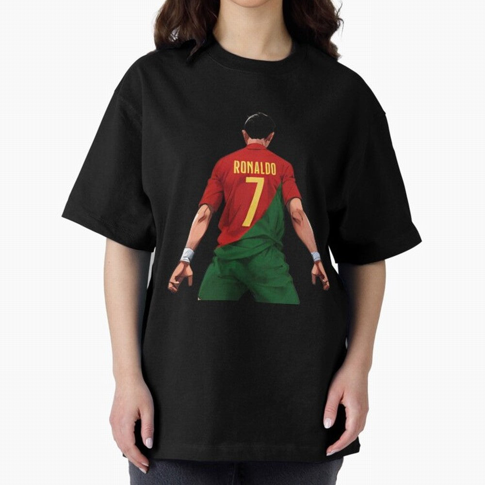 Cristiano Ronaldo Oversized T-Shirt Discover FIFA World Cup 2026 Group Stage for Fans of Neymar and Argentina, France and Brazil, Bringing Football History, Final Match Energy, Crowd Noise and Once in a Lifetime Moments; Made for Collectors Who