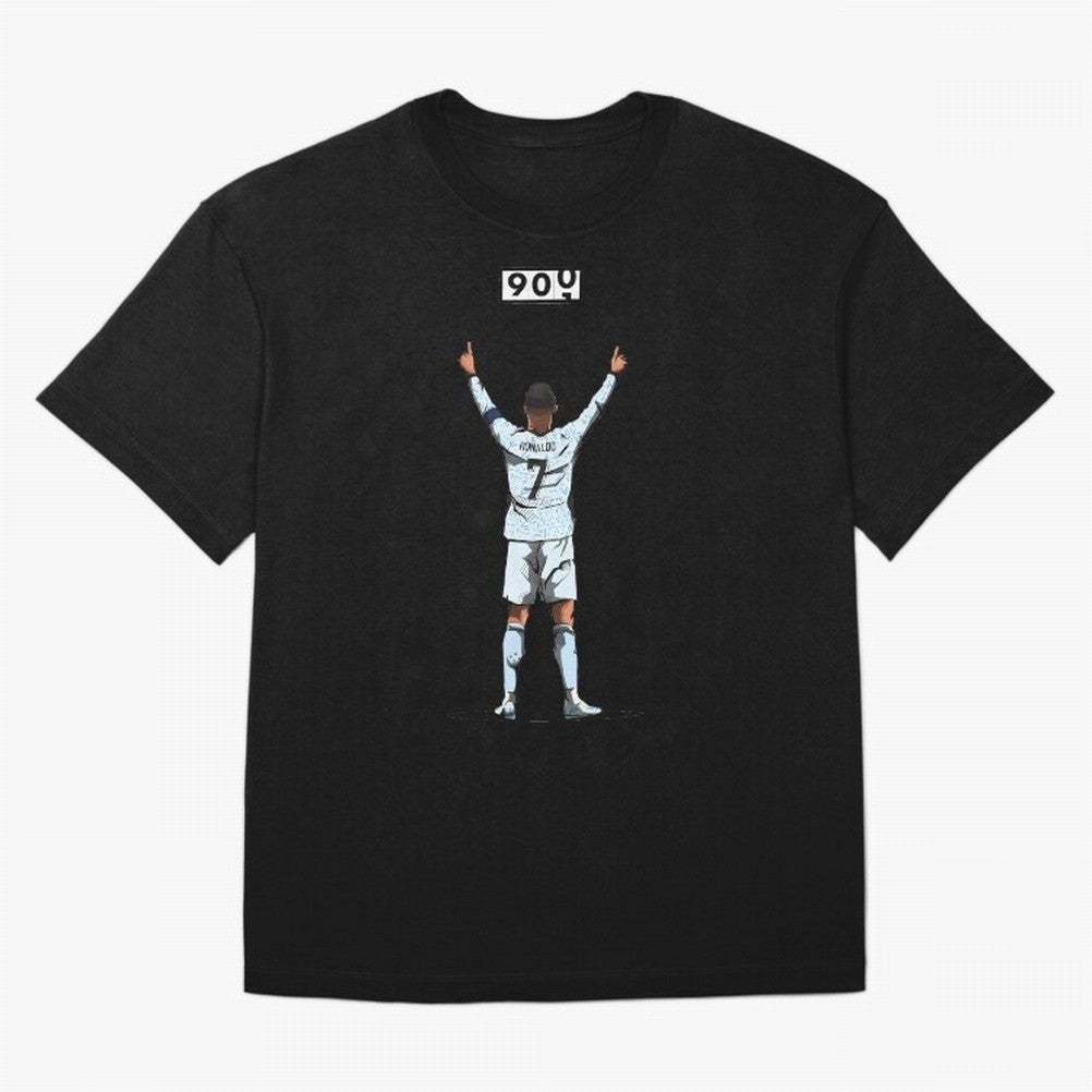 Ronaldo 900 Goals Celebration Iconic Football Design Oversized T-Shirt Feel the Roar of FIFA World Cup 2026 Group Stage Featuring Neymar, Brazil, Portugal and Argentina Energy, Game Day Rituals, Football Legends, Country Pride and the Road to the