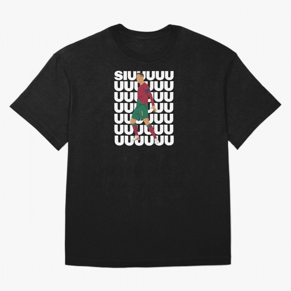SIUUUUUU! Ronaldo Oversized T-Shirt Showcase FIFA World Cup 2026 Spirit, Driven by Argentina and Brazil, Neymar, Haaland and Cristiano Ronaldo, Sports Nostalgia, International Competition, Famous Players and Unforgettable Victories; Made for Die