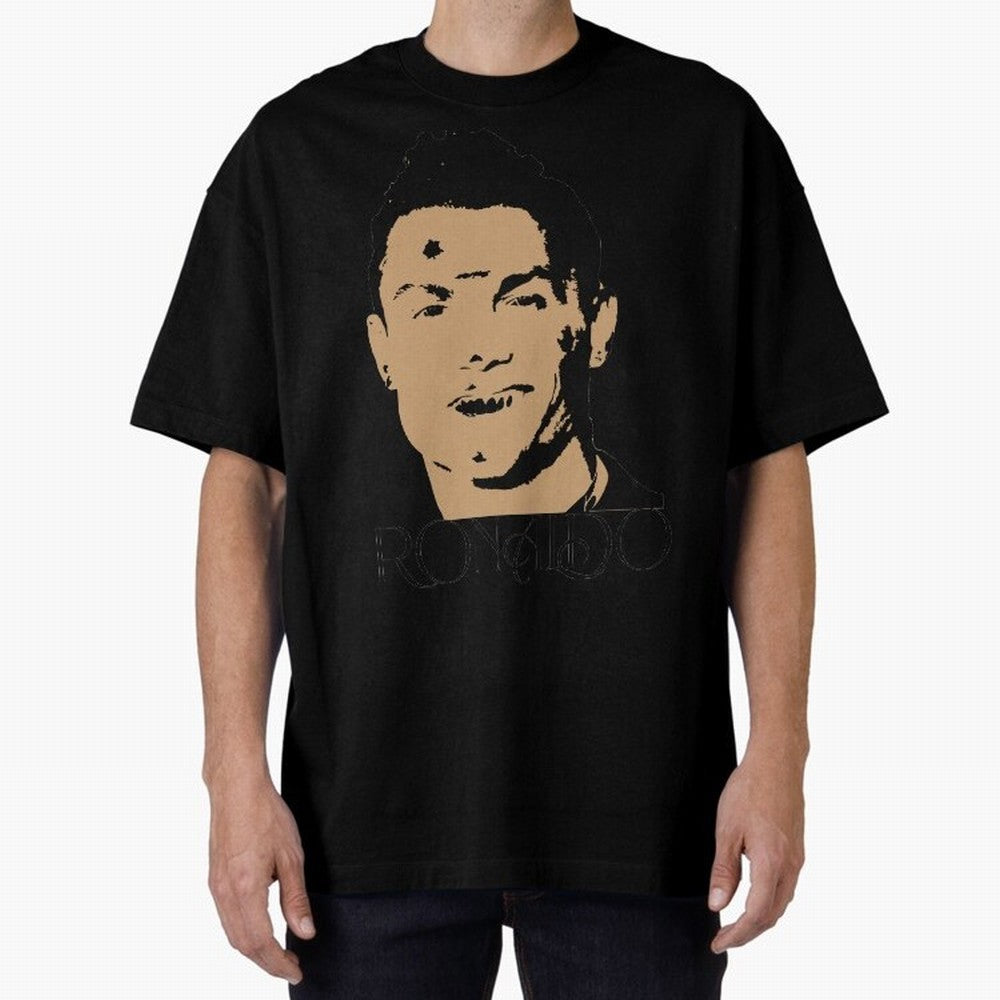 Portugal Football Captain Cristiano Ronaldo Vector Illustration Oversized T-Shirt Treasure FIFA World Cup 2026 USA Canada Mexico Made for Haaland, Argentina, France and Brazil Energy, Football History, Final Match Energy, Crowd Noise and Once in a