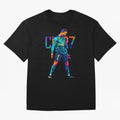 Ronaldo Cr7 Wpap Art Oversized T-Shirt Embrace Match Day Hype around FIFA World Cup 2026 Group Stage, Messi, Neymar and Mbappe, Portugal, Football History, Final Match Energy, Crowd Noise and Once in a Lifetime Moments; Perfect for Supporters Who