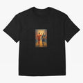 Cristiano Ronaldo and Messi Art Sticker Oversized T-Shirt Honor Football Greatness during FIFA World Cup 2026 USA Canada Mexico with Messi, CR7 and Mbappe, Argentina, France and Brazil Energy, Championship Spirit, Famous Goals, Roaring Crowds and