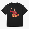 Cristiano Ronaldo drawing Oversized T-Shirt Support Iconic Players in Match Day Hype around FIFA World Cup 2026, Neymar, Argentina, Worldwide Fan Energy, Dramatic Goals, Stadium Lights and Championship Celebrations; Ideal for Passionate Fans Who