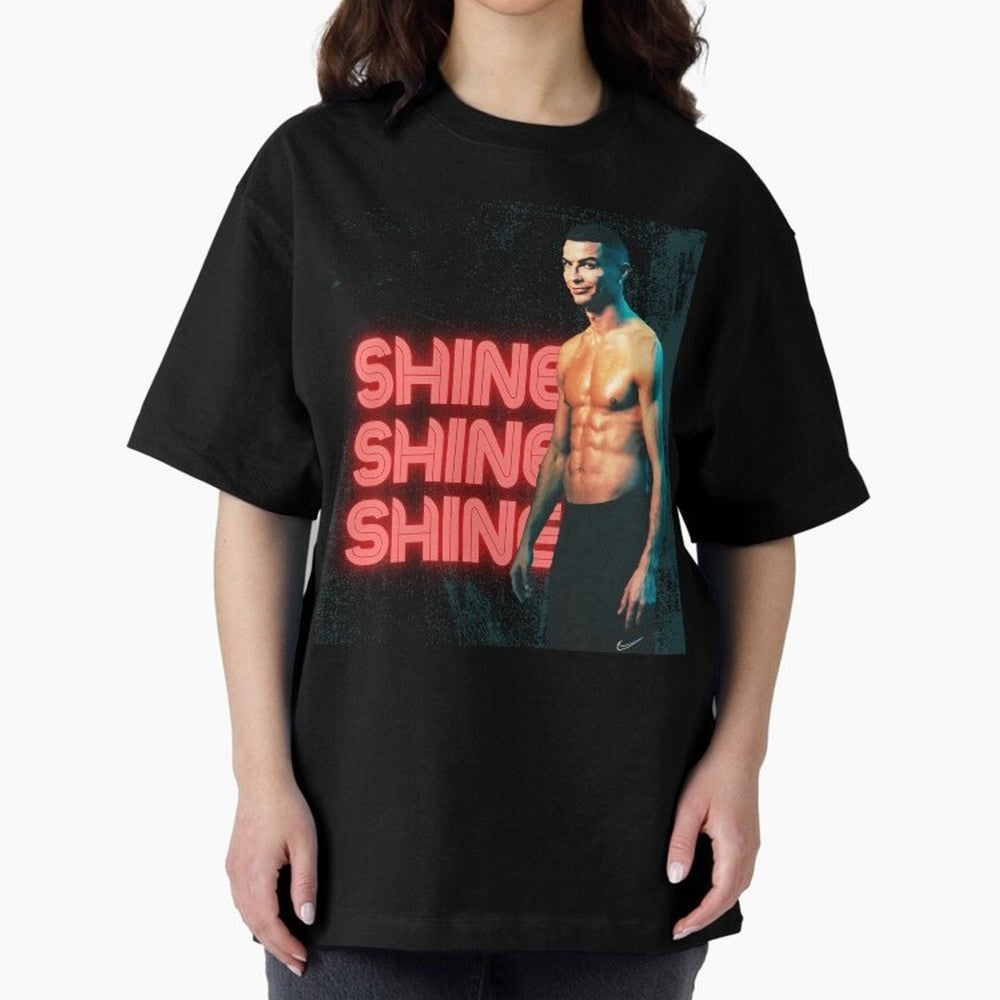 Cristiano Ronaldo Shine Oversized T-Shirt Stand Proud for the FIFA World Cup 2026 Group Stage Journey through CR7 and Messi Highlights, Argentina and Brazil Pride, Football History, Final Match Energy, Crowd Noise and Once in a Lifetime Moments;
