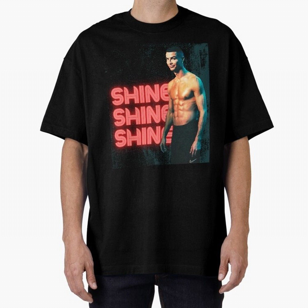 Cristiano Ronaldo Shine Oversized T-Shirt Stand Proud for the FIFA World Cup 2026 Group Stage Journey through CR7 and Messi Highlights, Argentina and Brazil Pride, Football History, Final Match Energy, Crowd Noise and Once in a Lifetime Moments;
