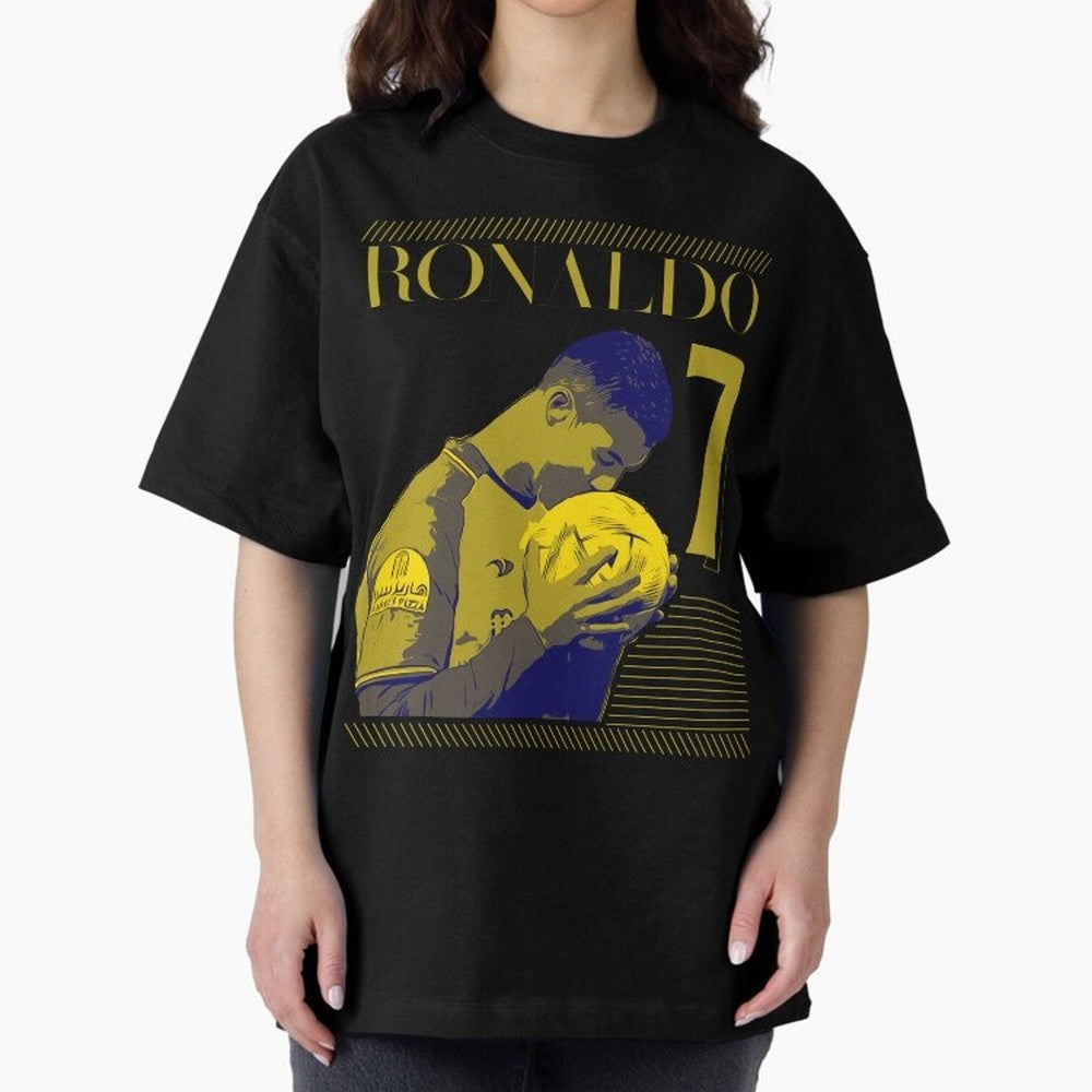 Cristiano Ronaldo Its Yellow Oversized T-Shirt Celebrate Match Day Hype around FIFA World Cup 2026, Neymar, Haaland and Cristiano Ronaldo, England, France and Netherlands, Stadium Chants, National Pride, Trophy Dreams and Unforgettable Football