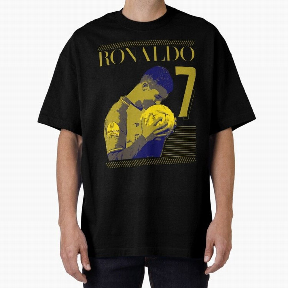 Cristiano Ronaldo Its Yellow Oversized T-Shirt Celebrate Match Day Hype around FIFA World Cup 2026, Neymar, Haaland and Cristiano Ronaldo, England, France and Netherlands, Stadium Chants, National Pride, Trophy Dreams and Unforgettable Football