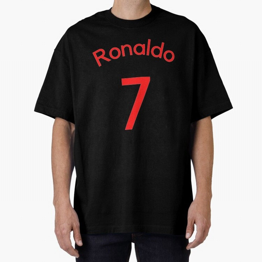 Copy of Ronaldo Manchester United Oversized T-Shirt Celebrate the Next Chapter of FIFA World Cup 2026 Spirit, Centered on France, Mbappe, Football Festival Excitement, Trophy Ambitions, Country Rivalries and Star Player Buzz; Ideal for Passionate