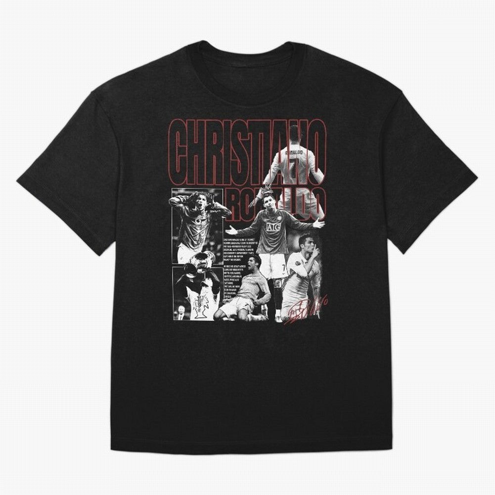 Cristiano Ronaldo Vintage Graphic Oversized T-Shirt Show Up for the Glory of the FIFA World Cup 2026 Group Stage Journey through Cristiano Ronaldo, Haaland and CR7 Highlights, Brazil Pride, Classic Soccer Heritage, Championship Pressure, Fan