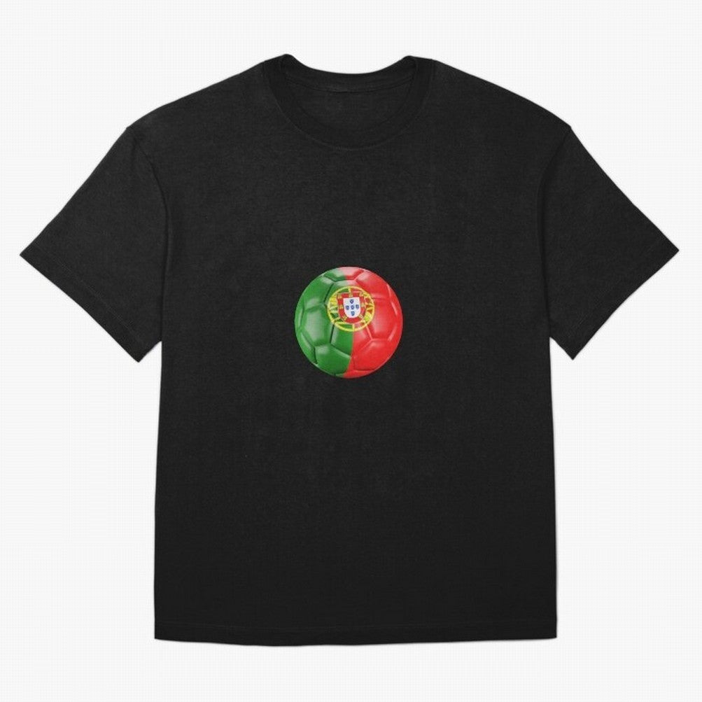 Portugal Oversized T-Shirt Celebrate the Biggest Stage of Global Football Passion for FIFA World Cup 2026 USA Canada Mexico, Built around CR7, Argentina and Brazil, Supporter Pride, Iconic Celebrations, Legendary Names and Global Match Day Energy;