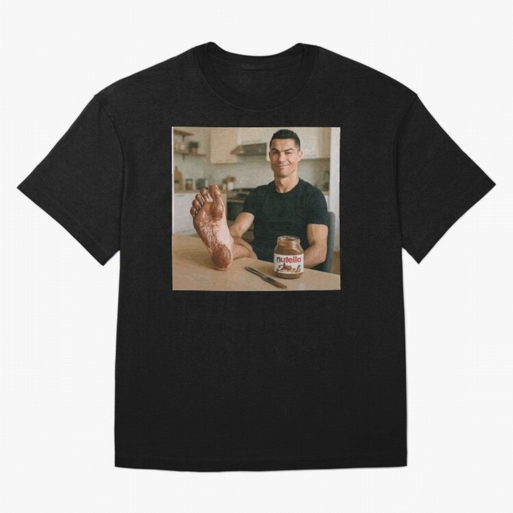 Ronaldo Nutella (LOW RES) Oversized T-Shirt Bring Champion Energy into Match Day Hype around FIFA World Cup 2026 USA Canada Mexico, Haaland, England, France and Netherlands, Stadium Chants, National Pride, Trophy Dreams and Unforgettable Football