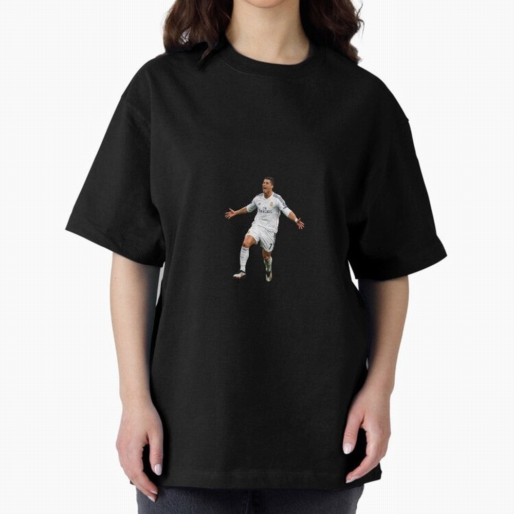 Ronaldo real madrid Oversized T-Shirt Bring World Football Passion into Match Day Hype around FIFA World Cup 2026, Cristiano Ronaldo, Spain and Netherlands, Championship Spirit, Famous Goals, Roaring Crowds and International Football Unity; Perfect