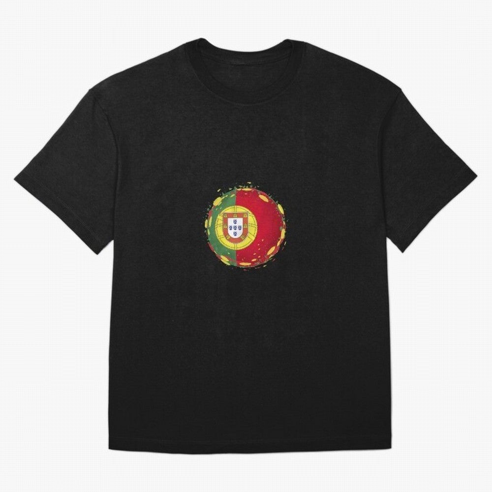 Portugal Oversized T-Shirt Feel the FIFA World Cup 2026 Group Stage Journey through Messi and Cristiano Ronaldo Highlights, Argentina and Brazil Pride, Match Day Excitement, Supporter Culture, Golden Goals and Global Football Passion; Great for