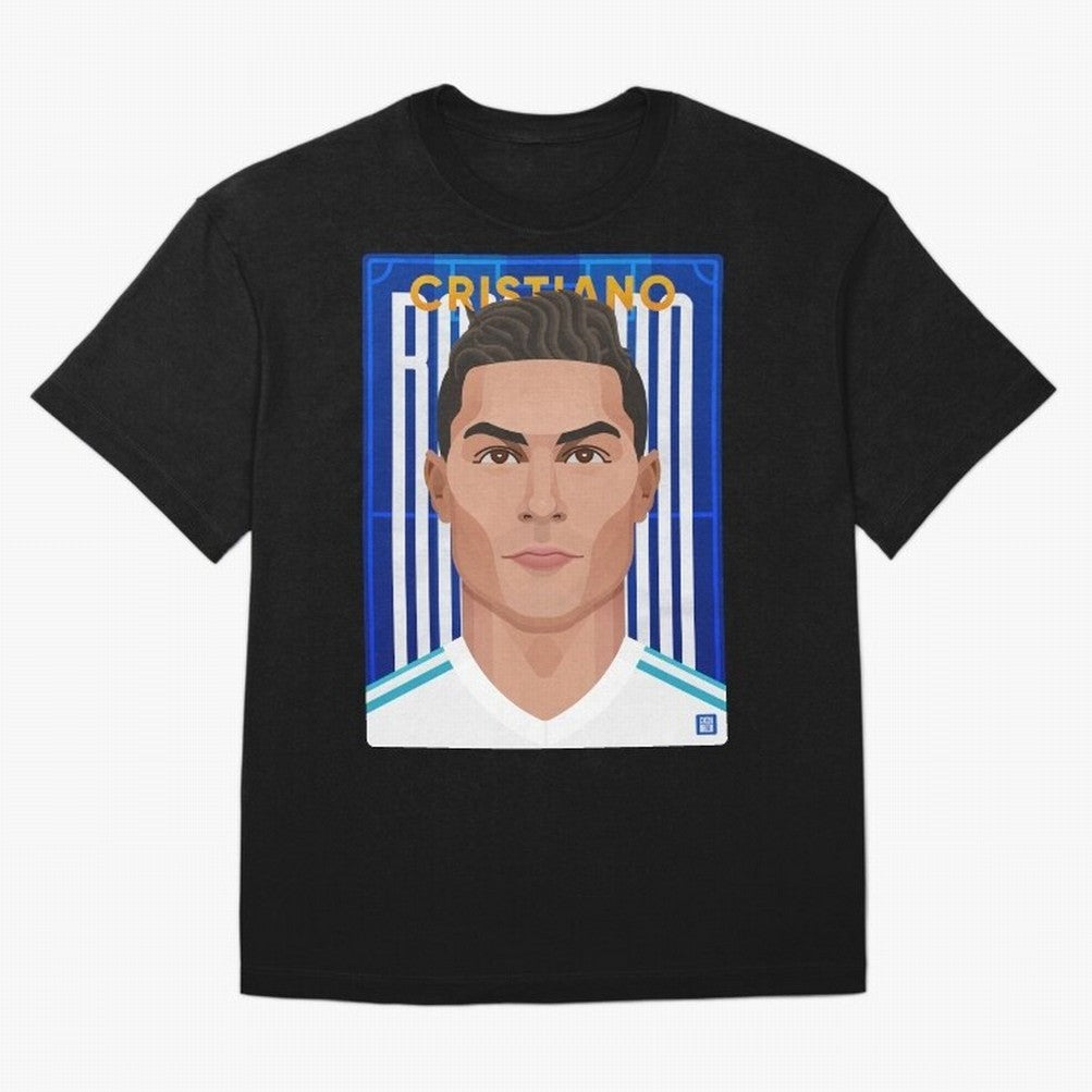 Cristiano Ronaldo (RM) | The Commander Oversized T-Shirt Celebrate Fan Culture around Match Day Hype around FIFA World Cup 2026, Mbappe, England, France and Netherlands, Supporter Pride, Iconic Celebrations, Legendary Names and Global Match Day