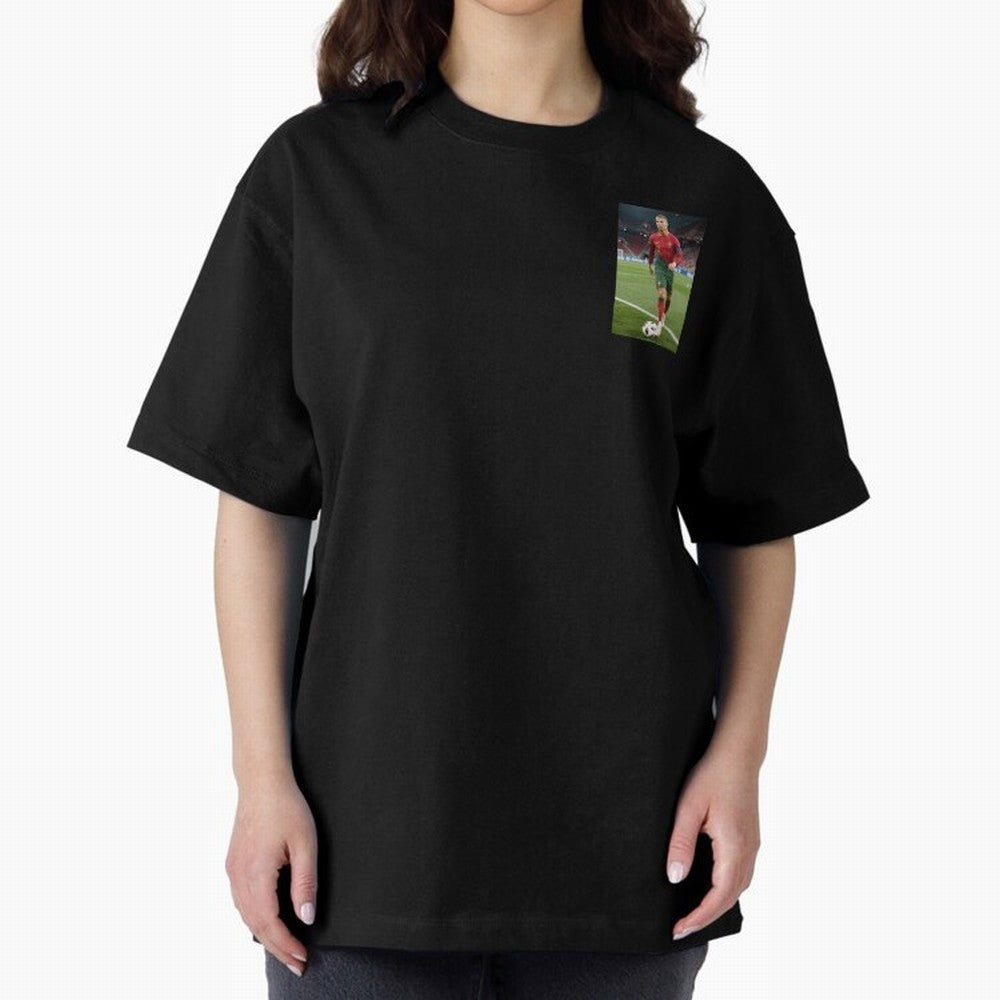 CR7 Oversized T-Shirt Celebrate Global Football Passion for FIFA World Cup 2026 Group Stage, with Messi, Neymar and Mbappe, Brazil, Portugal and Argentina, Champion Mindset, Group Stage Buzz, Knockout Tension and Passionate Fan Culture; Perfect for