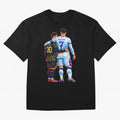 2 GOATS Oversized T-Shirt Show Up for the Glory of Global Football Passion for FIFA World Cup 2026 Group Stage, Celebrating Neymar, Germany, Football History, Final Match Energy, Crowd Noise and Once in a Lifetime Moments; Made for Die Hard