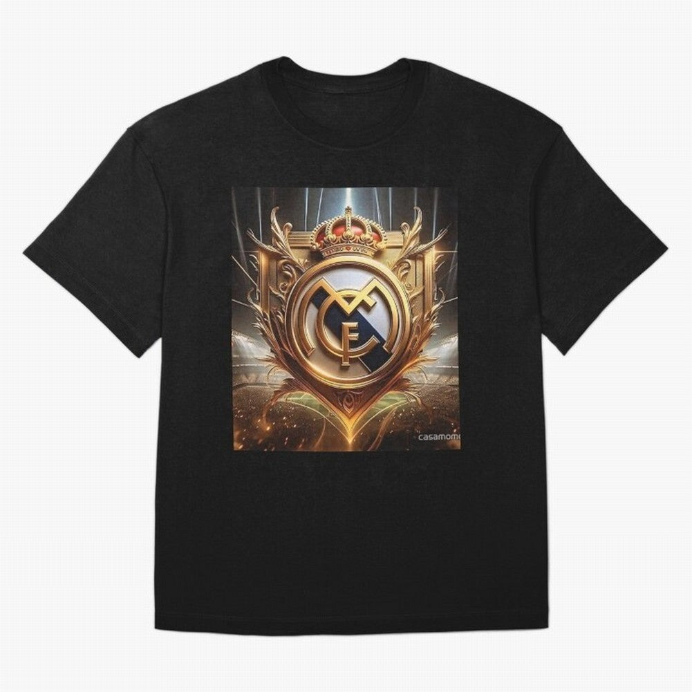 Galaxy of Real Madrid Oversized T-Shirt Capture Match Day Hype around FIFA World Cup 2026, Messi, CR7 and Mbappe, England, France and Netherlands, Tournament Hype, Historic Matchups, Family Viewing Parties and Global Sports Pride; Perfect for
