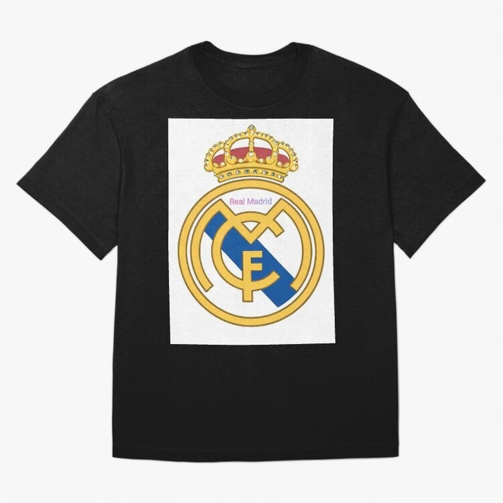 Real Madrid Gold Oversized T-Shirt Join the Countdown to Global Football Passion for FIFA World Cup 2026 Group Stage, Connected to Haaland, Argentina and Brazil, Football History, Final Match Energy, Crowd Noise and Once in a Lifetime Moments;